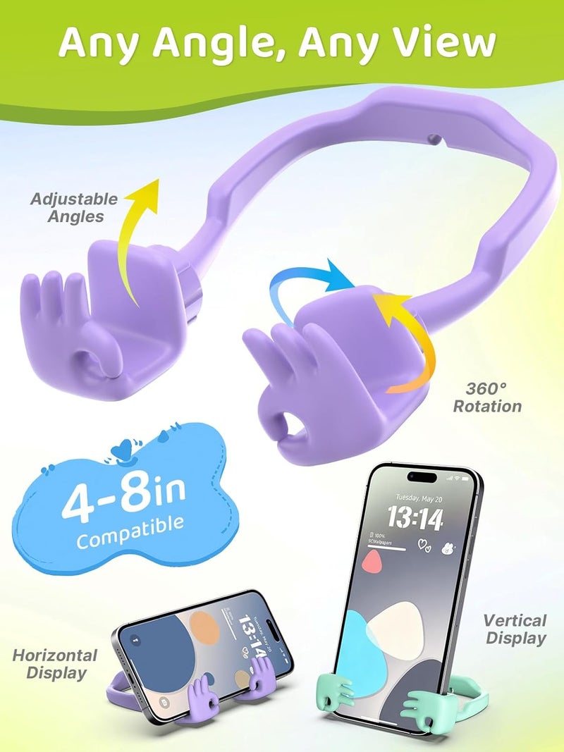 CALDEVER Valentines Day Gifts for Kids Teens Girls Women: Cell Phone Holder OK Sign Adjustable Phone Stand for Desk Gifts for Teenage Boys Mom Wife Her Adults Ideas Funny Cool Gadget Birthday Trendy Stuff - Image 2